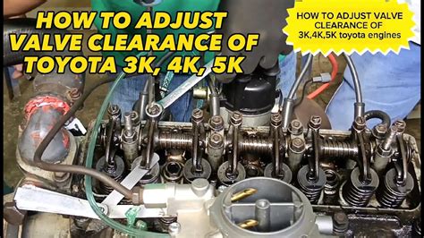 Toyota 22 RE How to Adjust Valve Clearance